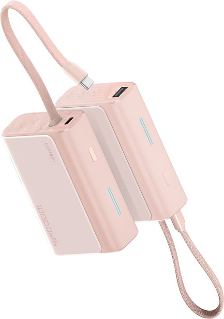 CUKTECH 10000mAh 充電寶, 粉色(保固7天), LPB100