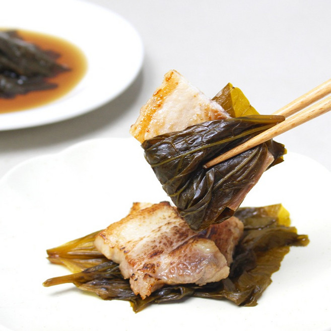 와사비잎절임 1kg 고추냉이잎장아찌