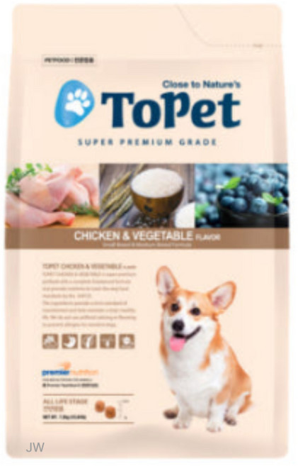 투펫 치킨 앤 라이스 애견사료, 닭, 1.2kg, 10개