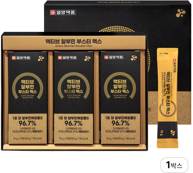 일양약품 액티브 알부민 부스터 맥스, 30개, 15g