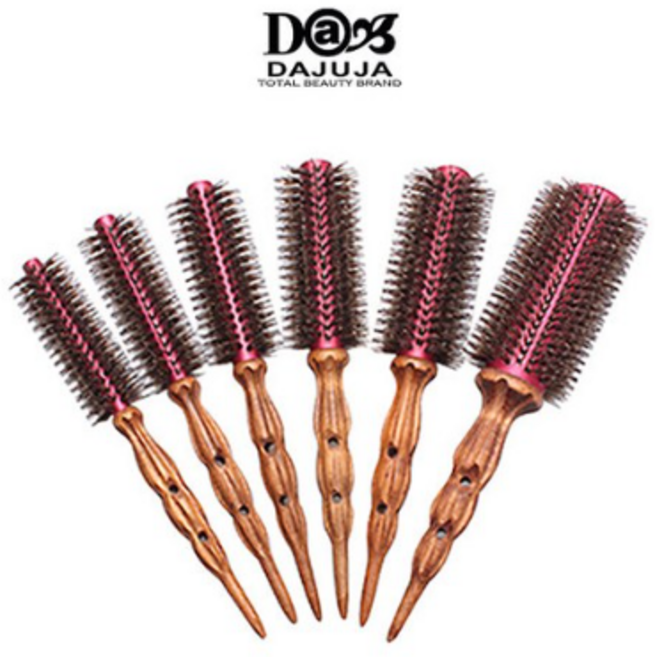 다주자 스피드 엔틱롤 1호 2호 3호 4호 5호 7호 돈모브러쉬 헤어브러쉬 롤브러쉬, 1개