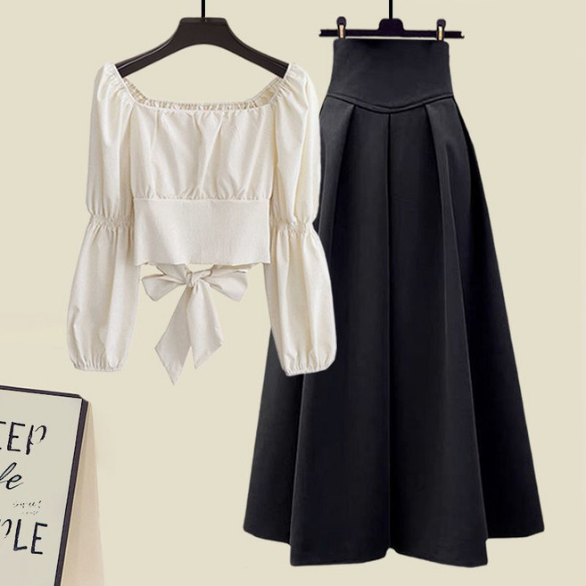 여성투피스 여성세트 셔츠 + 스커트 롱스커트 남방 자켓 바람막이 점퍼 OHFE5158 66