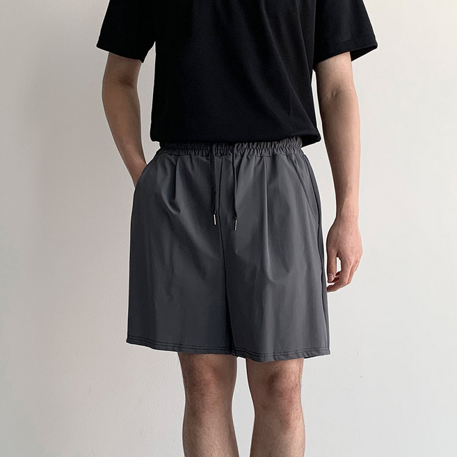 남성 빅사이즈 벤츄리 쿨에어 밴딩 냉감 반바지