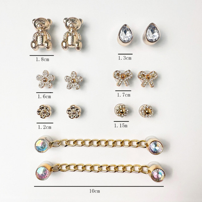 洞洞鞋配飾 鞋花裝飾釦 14件組