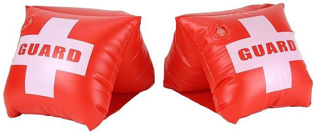 GoFloats 성인용 Water Wing Floaties Own The Pool 기능, 라이프 가드, 1개