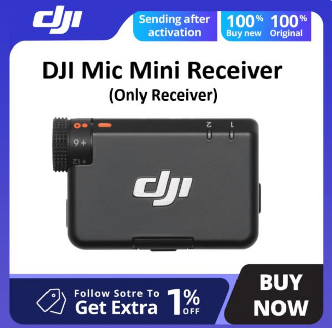 DJI 마이크 미니 수신기 DJI 마이크 2 수신기- OEM 교체 무선 마이크 수신기 독립형 장치 새 제품, 01 for Mic Mini