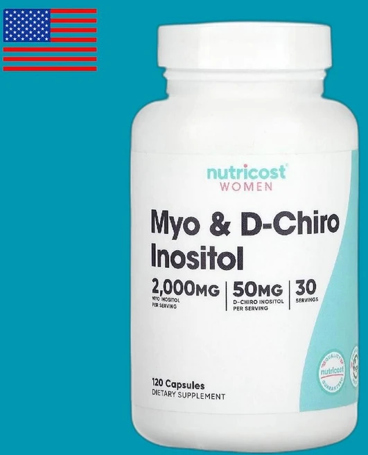 뉴트리코스트 우먼 미오 D-Chiro 이노시톨 2000mg 120정, 1개, 30회분 - 쿠팡
