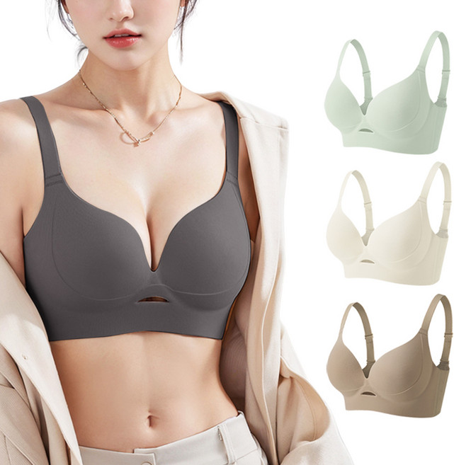 集中收副乳無痕薄杯內衣 無鋼圈