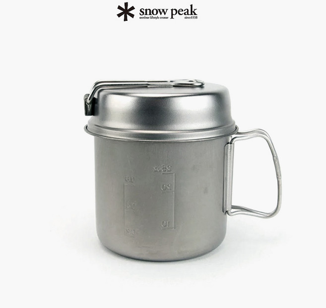 국내배송 스노우피크 티타늄 트렉 900 캠핑 코펠 쿠커 (Snow Peak) SCS-008T, 1개