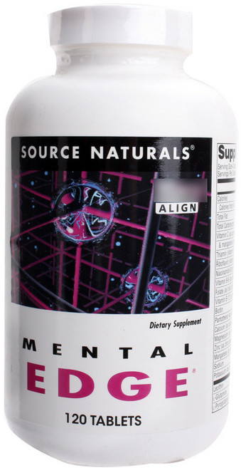 소스내츄럴스 멘탈 에지, 1개, 120정