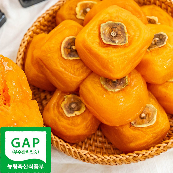 [재구매1위] GAP 인증 당도보장 쫄깃하고 부드러운 청도 반건시 선물세트, 1박스, 24입 대과 선물세트 (60g-69g)