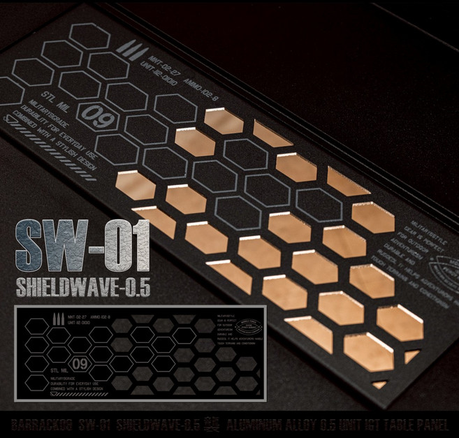 BARRACK09 SHIELDWAVE-0.5 鋁合金戰術桌板 一單位, SW-01