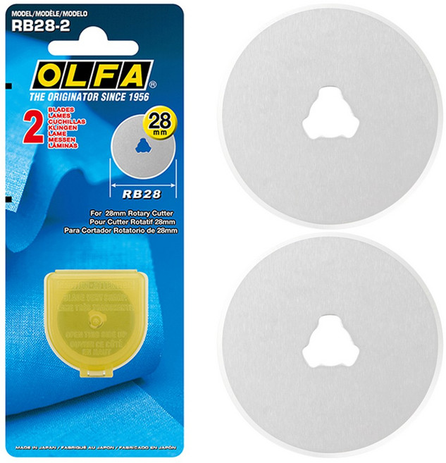OLFA 올파 28mm 로터리커터 원형 칼날 RB28-2