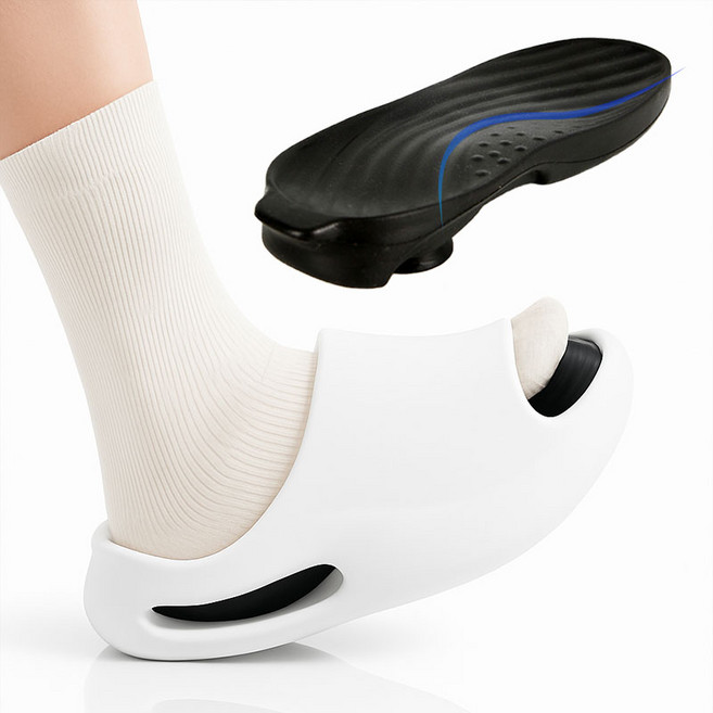 레인메이트 발 아치 서포트 슬리퍼 4cm 통굽 실내화