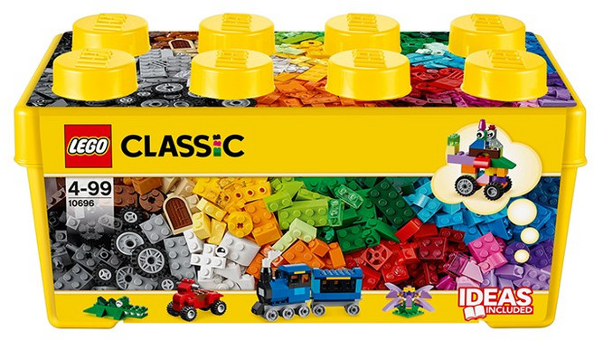 레고클래식 미디엄 조립박스 10696, 혼합색상, 1개