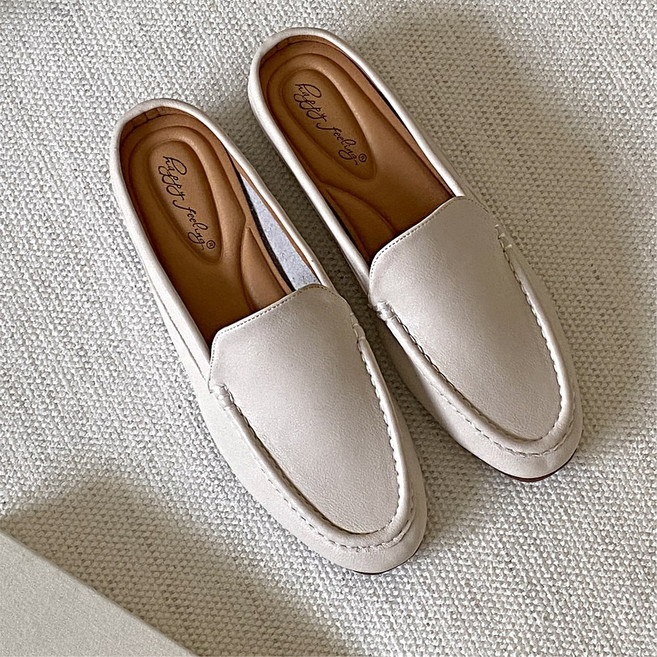 엠에스어패럴 발편한 단화 뮬 슬리퍼 로퍼 푹신한 쿠션 블로퍼