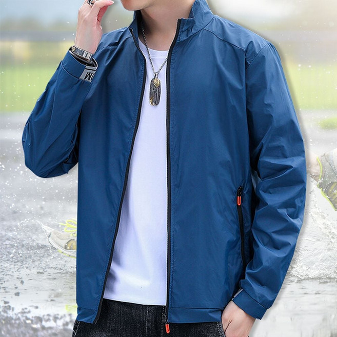 남성 캐주얼 자켓 등산 잠바 집업 경량 방수 점퍼 byd+805Od