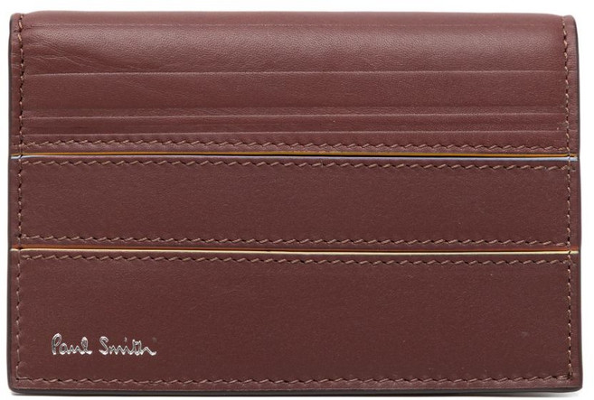 폴스미스 스트라이프 레더 지갑