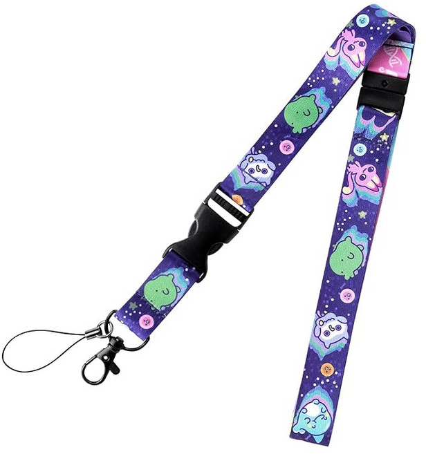 [반다이(BANDAI)] Tamagotchi 목 스트랩 Blue 대상 연령 6세 이상 다마고치 파라다이스, 1개