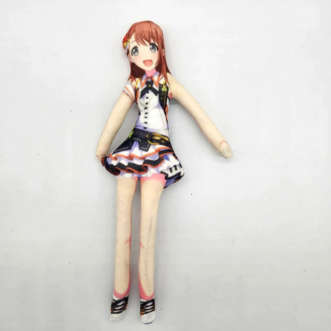 프세카 하츠네 미쿠 포즈 인형 철사 뼈 이상한 웃긴 솜인형, 오오토리 에무, 28cm