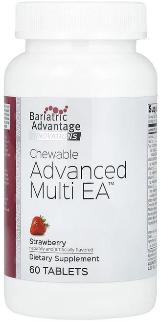 Bariatric Advantage 츄어블 어드밴스드 멀티 EA 딸기 60정 BDV-95323, Bariatric Advantage 베리아트릭 어드밴티, 1 - 쿠팡
