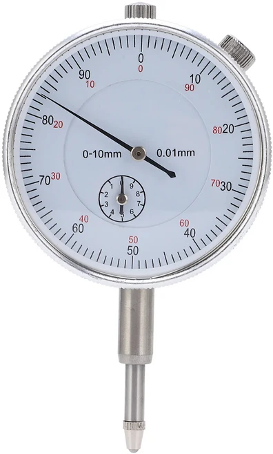 내진동 다이얼 게이지 6다이얼 8다이얼 0-50mm 0.01mm 정밀 측정 기기 산업용 두께 측정기, 0 10mm 0 01