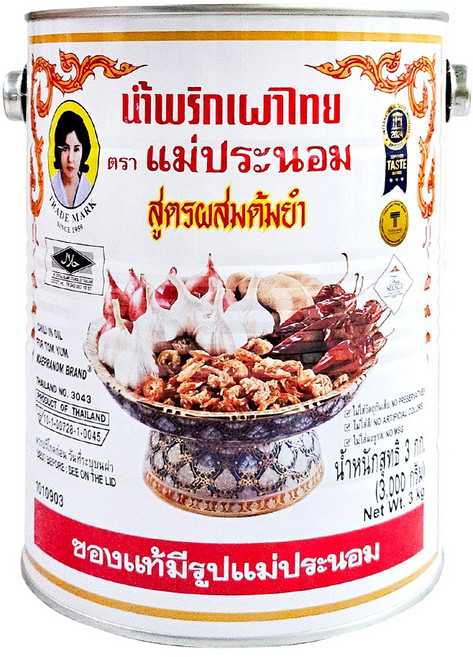 MAEPRANOM 칠리 인 오일 똠얌 소스, 1개, 3kg