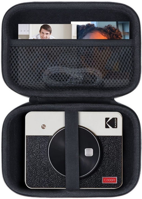 페어리아일랜드 코닥 미니샷3 레트로 EVA 충격방지 케이스, 1개, 블랙지퍼(C300R)