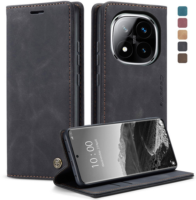 샤오미 홍미노트 14 프로 5G 지갑 케이스 카드 수납 플립 풀커버 가죽 다이어리 휴대폰 케이스