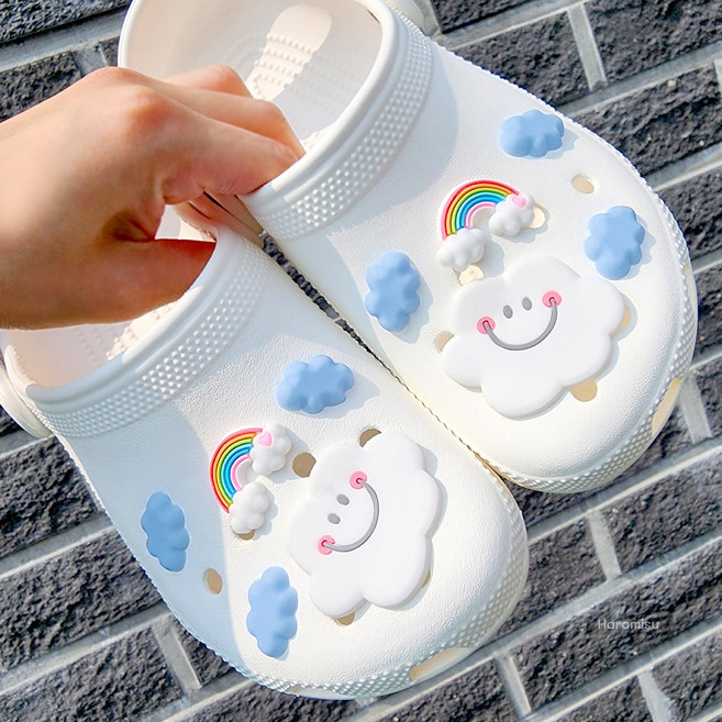 뭉게구름 파츠 세트(10pcs) 귀여운 몽실몽실 구름 파츠 신발꾸미기 악세사리
