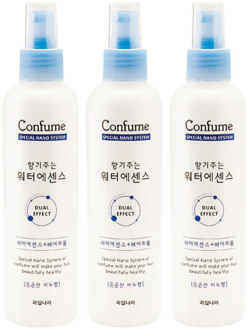 과일나라 컨퓸 향기주는 워터에센스 은은한 비누향, 252ml, 3개