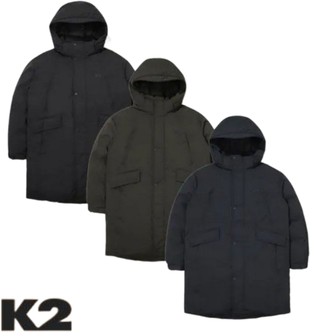 K2 24년 FW (정상가 569000원) 남성 구스다운 파카
