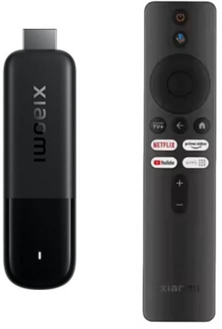 샤오미 TV 스틱 4K 2세대 글로벌 버전 휴대용 셋톱+리모컨 구글TV 탑재, 1개, Xiaomi TV Stick 4K (2nd Gen)