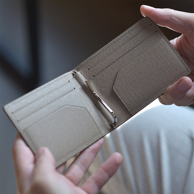 어버너 뉴타입 머니클립 소가죽 남자 지갑