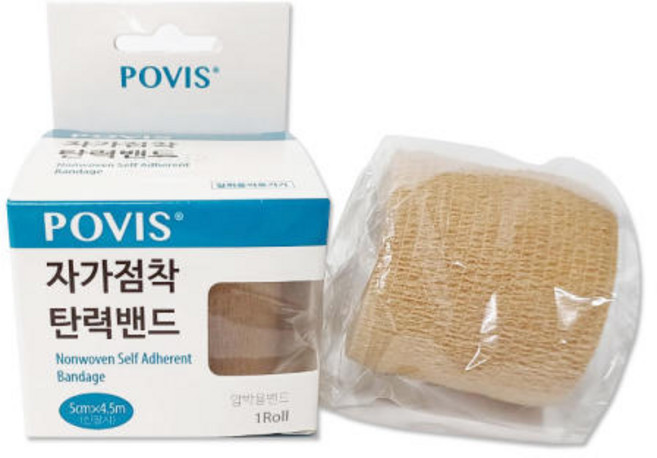 코반 수성 자가점착밴드 2인치 폭 5CM 1롤 압박용밴드, 1개입, 1개
