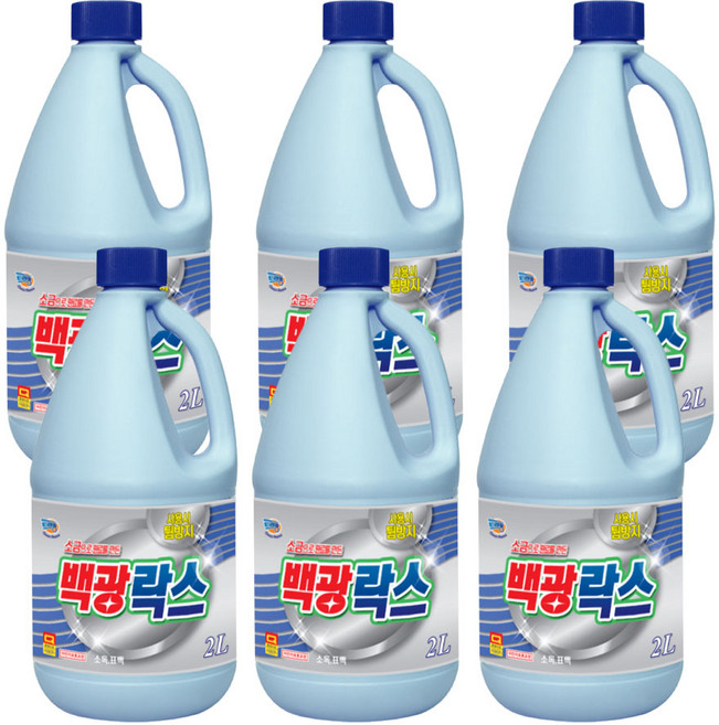 트레펑 백광 락스, 6개, 2L