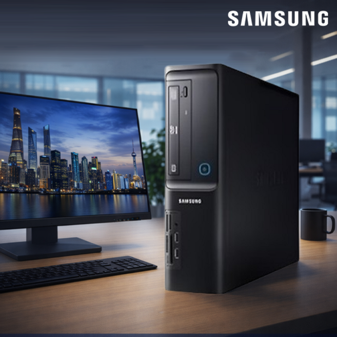 삼성 코어i5 슬림PC 램16G+듀얼스토리지 컴퓨터 10세대 코어i5-10500 램16G SSD256G + HDD500G 윈도우11 (유선 키보드+마우스증정!), DB400SCA, WIN11 Home, 756GB, 16GB, 블랙