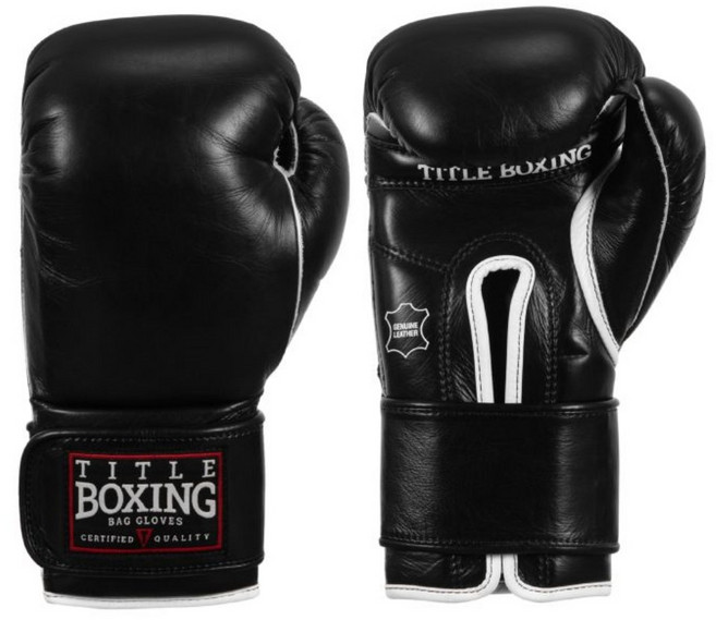 타이틀 올드스쿨 2.0 말총 복싱글러브, 블랙, 1개