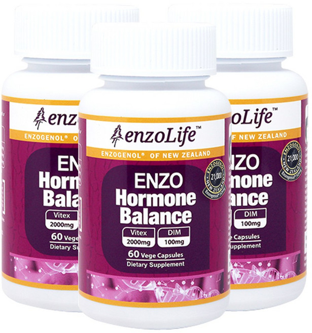 엔조라이프 (EnzoLife) 엔조 호르몬 발란스 60 캡슐 X 3개, 1세트, 60정