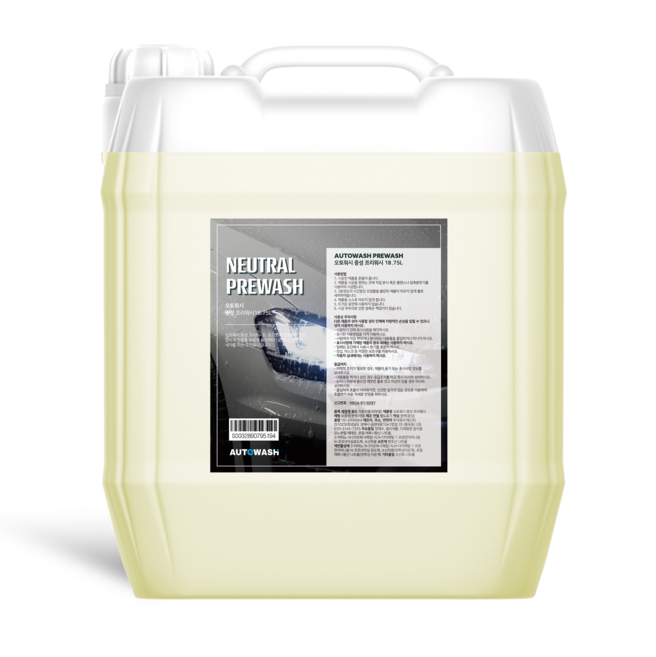 오토워시 중성 프리워시 18.75L 대용량, 1개