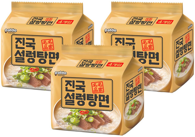 팔도 진국 설렁탕면 100g, 12개