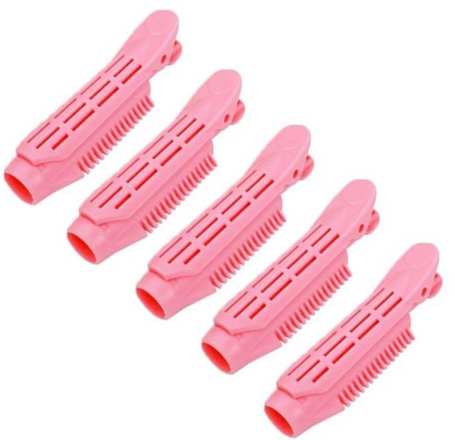 살롱어라운드 뿌리가 살아나는 헤어볼륨집게 5p, 핑크5p