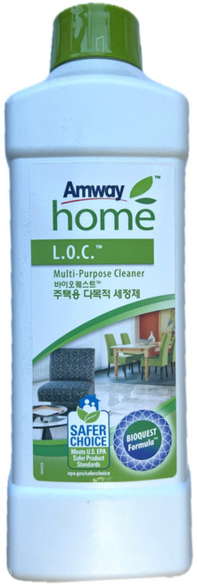 암웨이 L.O.C 바이오퀘스트 주택용 다목적 세정제, 1L, 2개