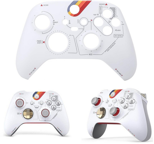 XBOX 4세대 무선패드 스타필드 에디션 하우징 케이스 및 부품 모음, XBOX 4세대 스타필드-싱크버튼, 1개