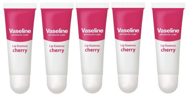 바세린 인텐시브 케어 립 에센스, 체리, 5개, 10g