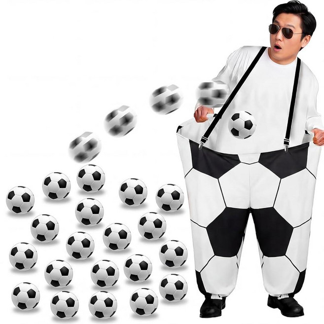 Leitee Granny Pants 야드 게임 세트 스포츠 파티 던지기 활동 야외 게임 뒷마당 파티 성인 그룹 필드 가족 레크리에이션 동창회 모임 뒷마당용 (농구 브라, 1, Soccer