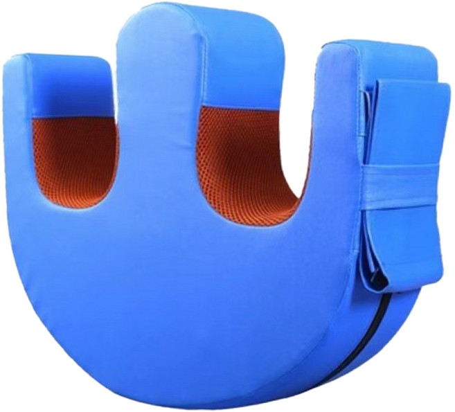 아모란나 초경량 자세 변환 보조기 쿠션 W자형 체위변경 뒤집기 노인 요양 배변 관리, 블루, 1개