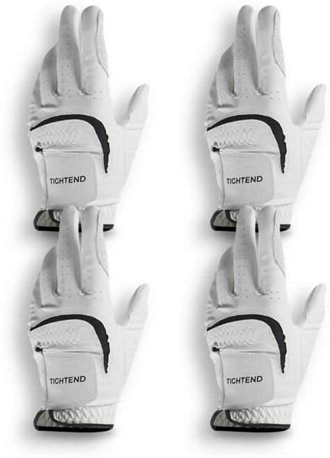 타이트엔드 0402 극세사 골프장갑 (왼손), 4개