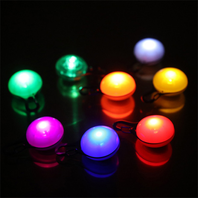 데코와바 강아지 야광 LED펜던트야간산책 목줄, 옐로우, 1개