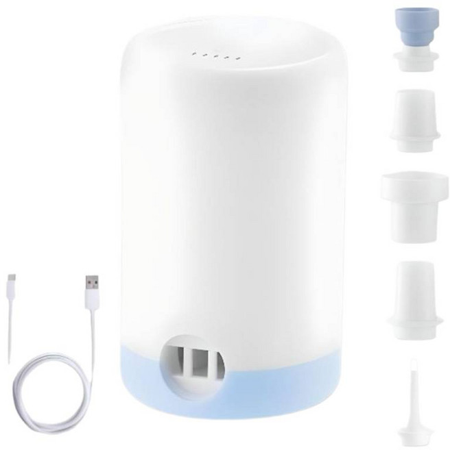 電動抽氣機 真空壓縮機 打氣機 充氣, 1個, 無線電動氣泵【隨身攜帶充電款】1組, 1個裝